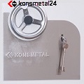 Kasa pancerna Konsmetal KP 67 z zamkiem kluczowym.