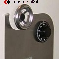 Kasy pancerne Konsmetal24 zamykane zamkiem szyfrowym mechanicznym.