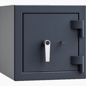 Sejf Save4ever model 419100.11. Klasa antywłamaniowa III, klasa odporności na ogień LFS 30. Grafitowy, zamykany zamkiem kluczowym.