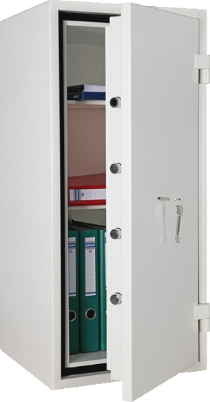 Widok sejfu ognioodpornego ASG 95 zamykanego zamkiem kluczowym.